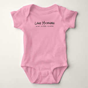 Lake Michigan - humor Baby Bodysuit