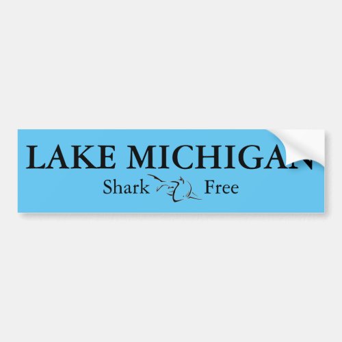 Lake Michigan _ humor Bumper Sticker