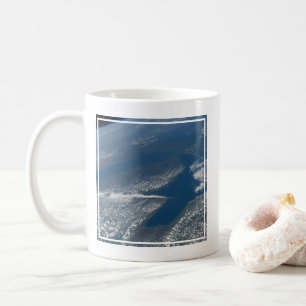 Lake Michigan, Lake Huron And State Of Michigan. Coffee Mug