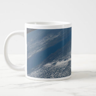 Lake Michigan, Lake Huron And State Of Michigan. Giant Coffee Mug