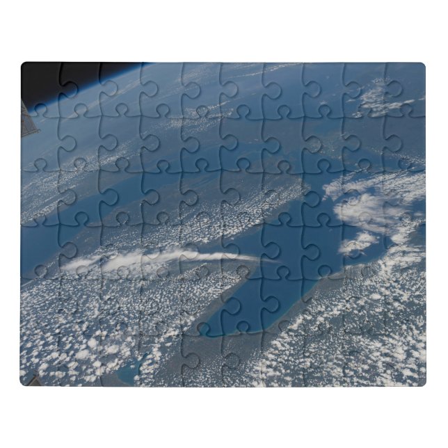 Lake Michigan, Lake Huron And State Of Michigan. Jigsaw Puzzle (Puzzle Horizontal)