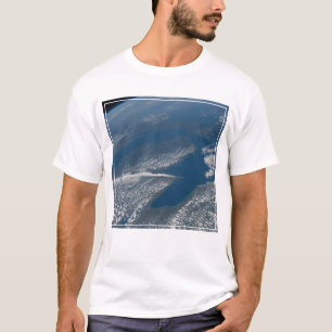 Lake Michigan, Lake Huron And State Of Michigan. T-Shirt