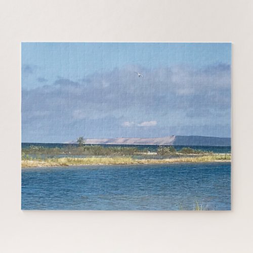 Lake Michigan Lake Shore Sleeping Bear Dunes Jigsaw Puzzle