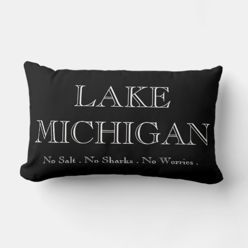 Lake  Michigan Lumbar Pillow