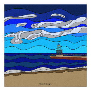 Lake Michigan - Photo Print 24"x24"