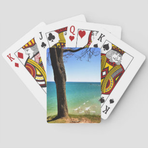 Lake Michigan, Port Washington, Wisconsin Poker Cards