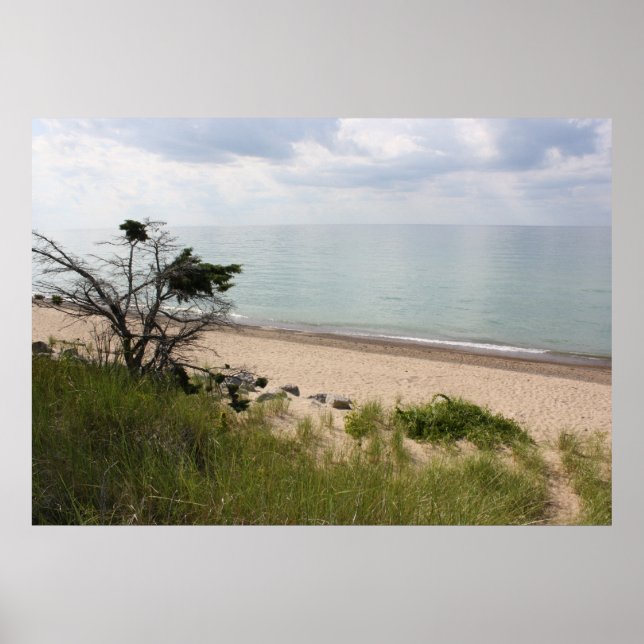 Lake Michigan Poster (Front)