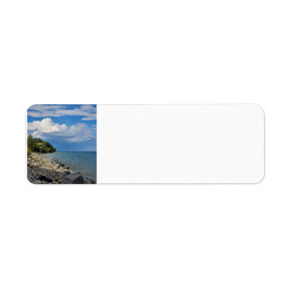 Lake Michigan Return Address Label