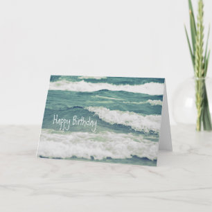 Lake Michigan Rolling Waves Card