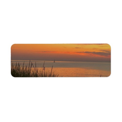 Lake Michigan’s Golden Hour Label