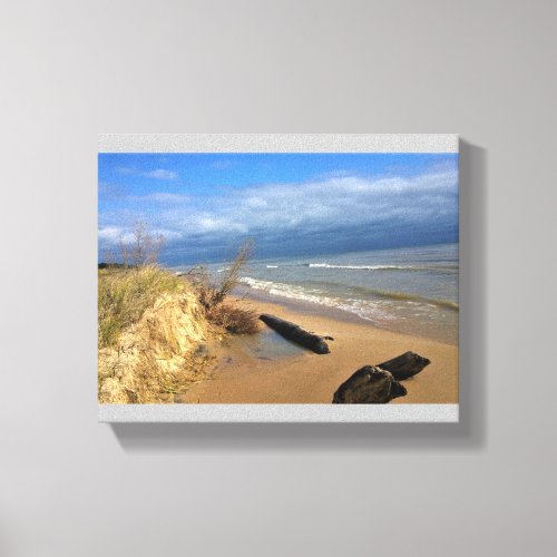 Lake Michigan Sheboygan Wisconsin Canvas Print