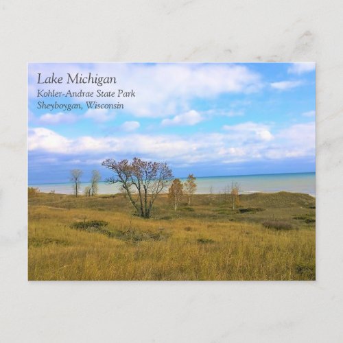 Lake Michigan Sheboygan Wisconsin Postcard