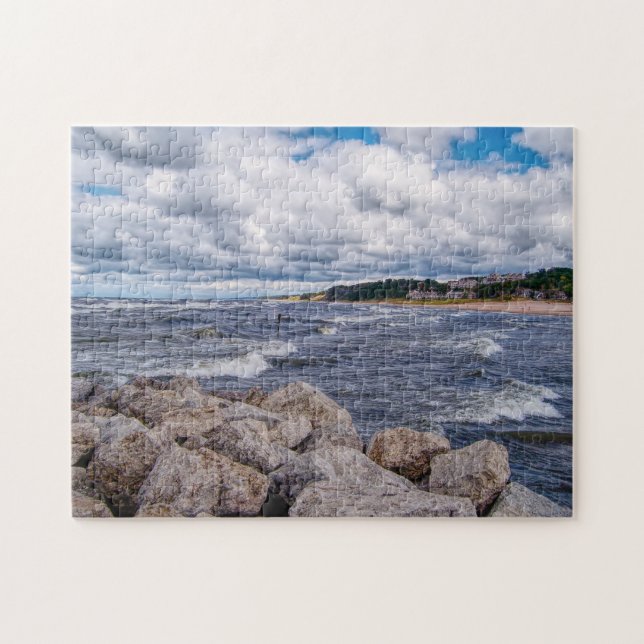 Lake Michigan Shoreline Jigsaw Puzzle (Horizontal)