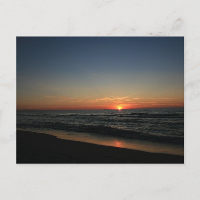 Lake Michigan Sunset 2 Postcard (Front)