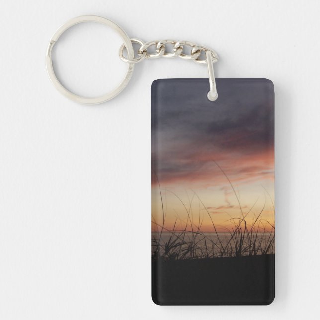 Lake Michigan Sunset Keychain (Front)