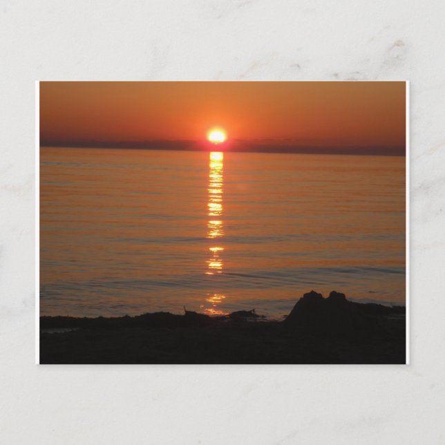 Lake Michigan Sunset Postcard (Front)