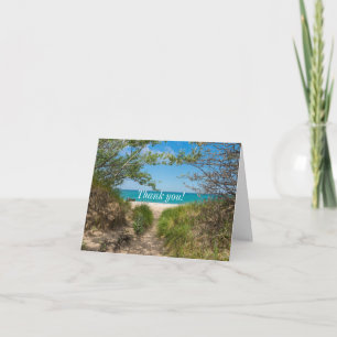 Lake Michigan Tranquility Thank You Card