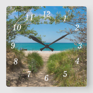 Lake Michigan Tranquility Wall Clock