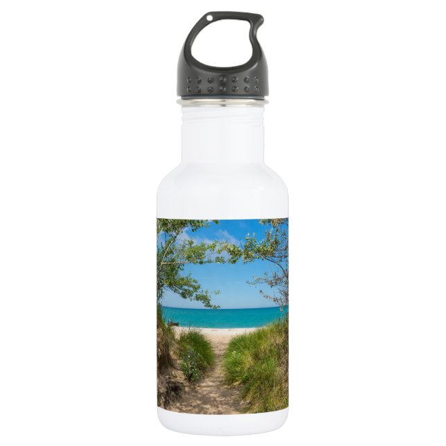 Lake Michigan Tranquility Water Bottle (Front)