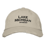 Lake Michigan - Unsalted Embroidered Baseball Cap at Zazzle