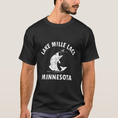 Lake Mille Lacs Fishing Hoodie Bass Fisherman Gift T_Shirt