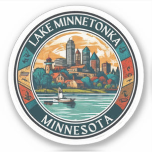 Lake Minnetonka, Minnesota fishing and boating Sticker
