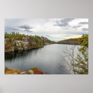 Lake Minnewaska Panorama Poster