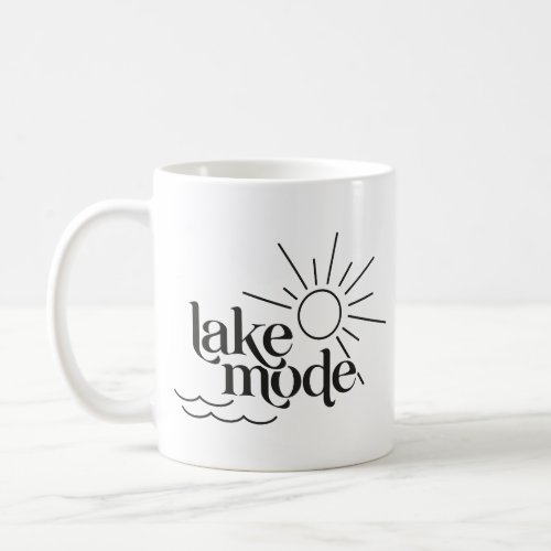 Lake Mode Summer Sun Coffee Mug