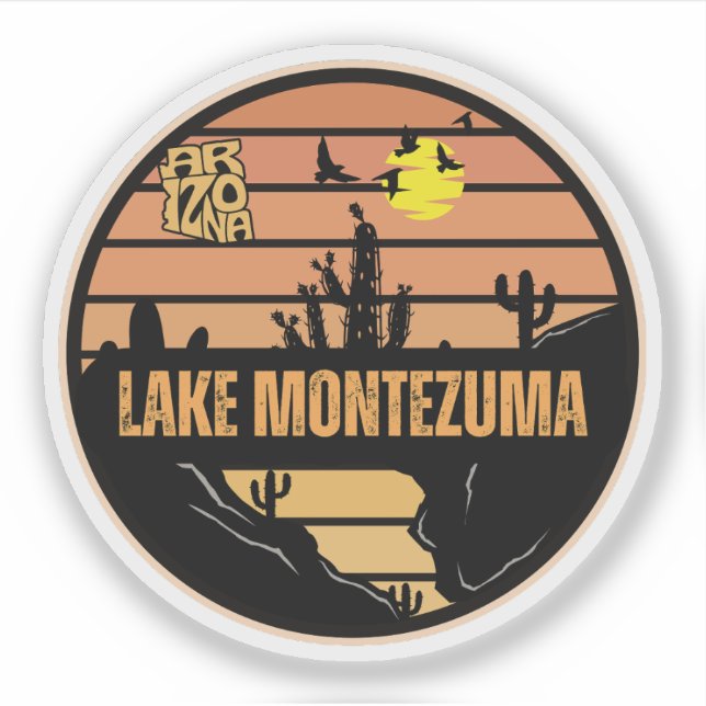 Lake Montezuma, Arizona Sticker (Front)