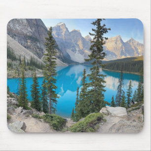 Lake Moraine in Banff Canada Mouse Pad