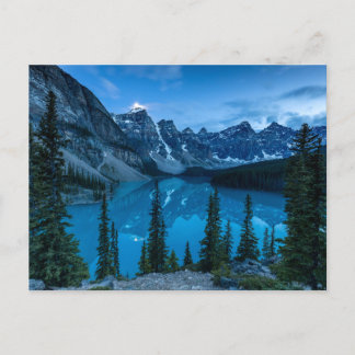 Lake Moraine in the Rocky Mountains Postcard