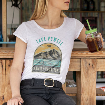 Lake Mountain River Family Reunion T-shirt by marlenedesigner at Zazzle