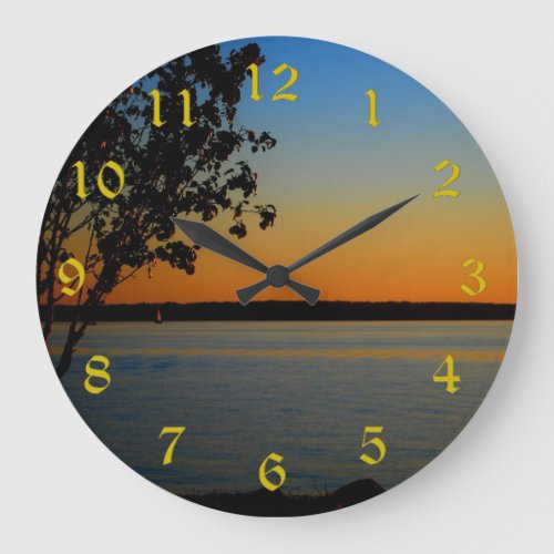 Lake Murray Large Round Wall Clock