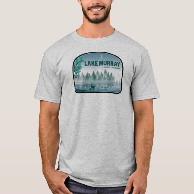 Lake Murray South Carolina Deer T-Shirt (Front)