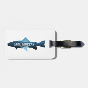 Lake Murray South Carolina Fish Luggage Tag