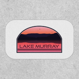 Lake Murray South Carolina Red Sunrise Patch