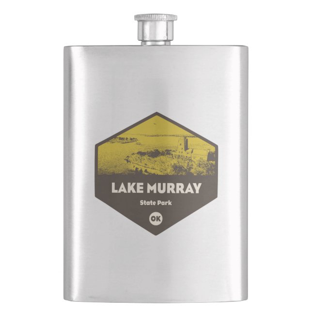 Lake Murray State Park Oklahoma Flask (Front)