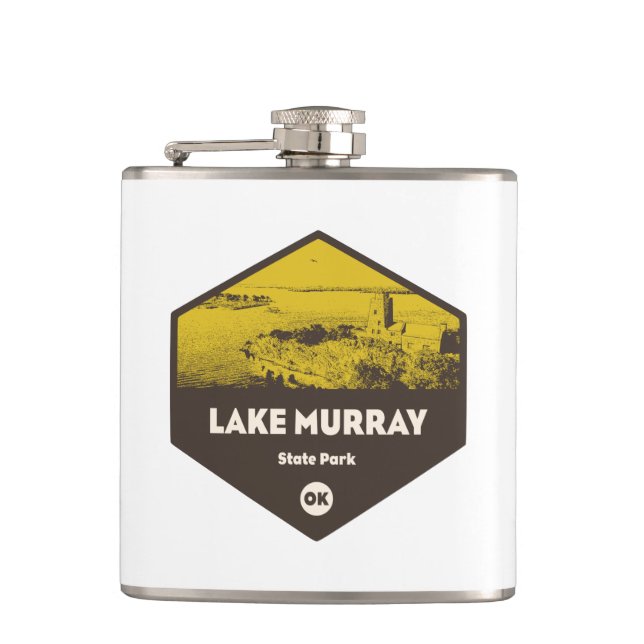 Lake Murray State Park Oklahoma Flask (Front)