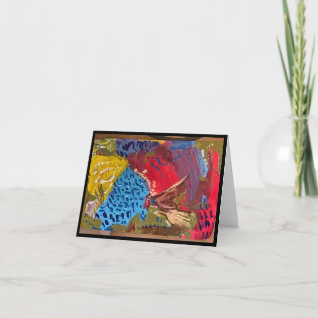 Lake n Garden at Sunrise  Card (Front)