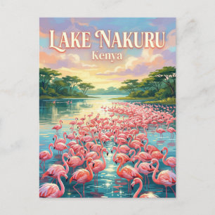 Lake Nakuru Kenya Postcard