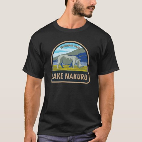 Lake Nakuru National Park White Rhinoceros Travel T_Shirt