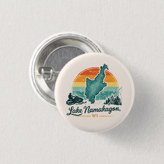 Lake Namakagon, WI Button