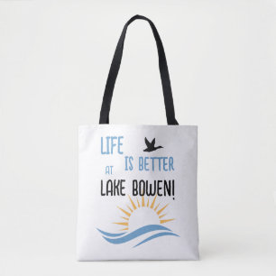 Lake Name Personalized Two-sided Tote Bag
