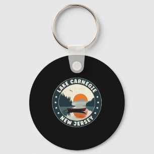 Lake Negie New Jersey Sunset T Shirt Keychain