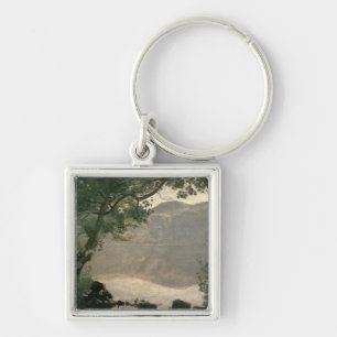 Lake Nemi, 1843 Keychain