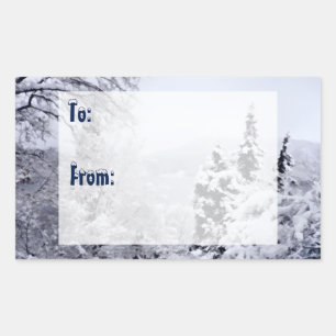 Lake Nojiri Gift Tag Stickers