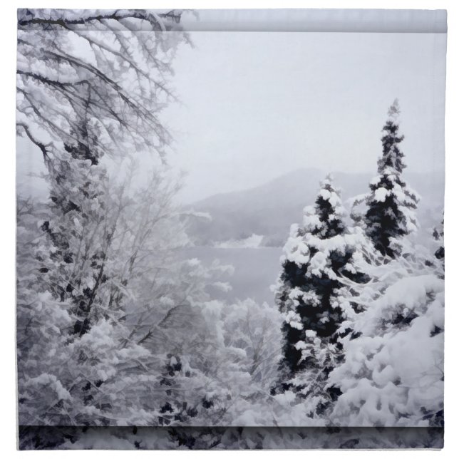 Lake Nojiri Napkins (Front)