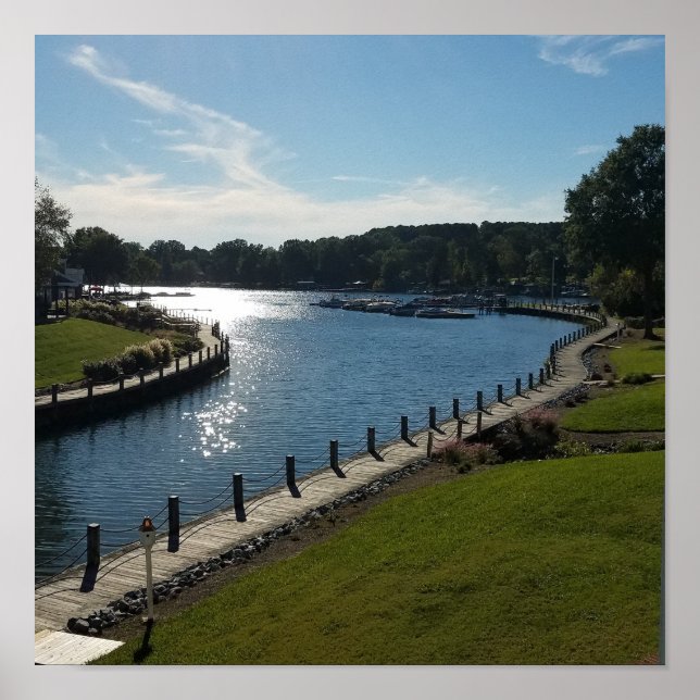 Lake Norman Boardwalk Poster (Front)