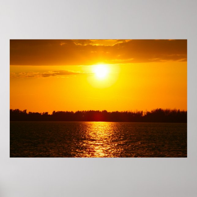 Lake Norman, NC Sunset Poster (Front)