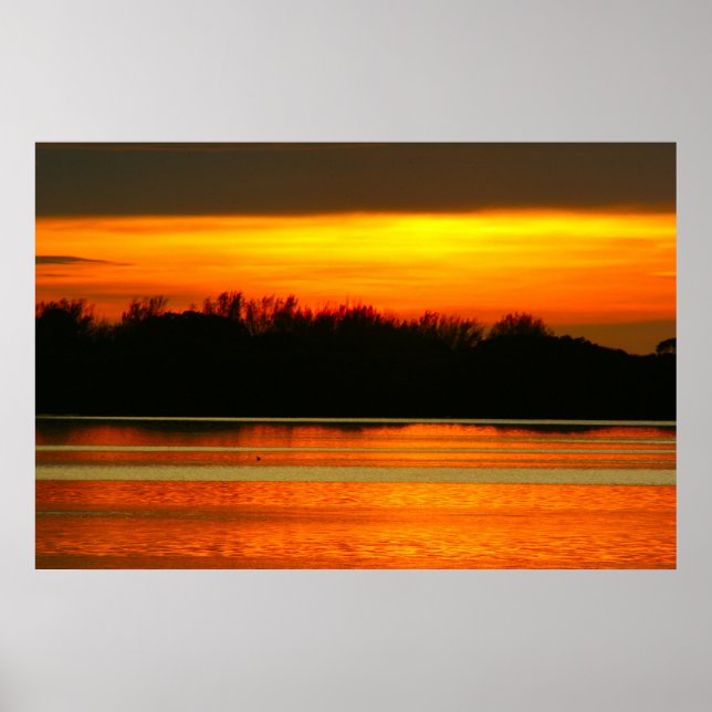 Lake Norman, NC Sunset Poster (Front)